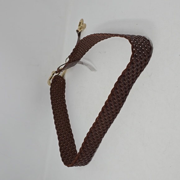 Michael Kors Breaded Woven Genuine Leather Women's Belt Size M - Picture 3 of 5